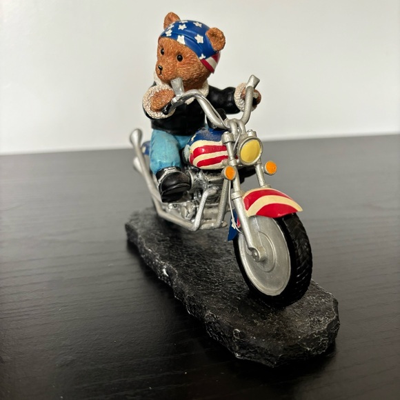 Faithful Fuzzies Born To Ride - Bear To Be Wild Collectible Figurine - Picture 4 of 9
